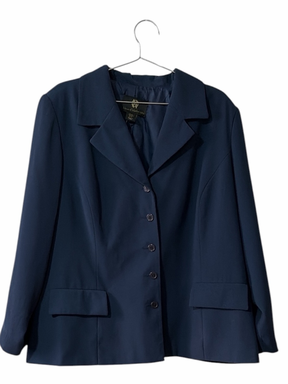 NWOT House of Harlow 1960 Navy Blue 5-Button Tailored Career Blazer - Picture 2 of 4